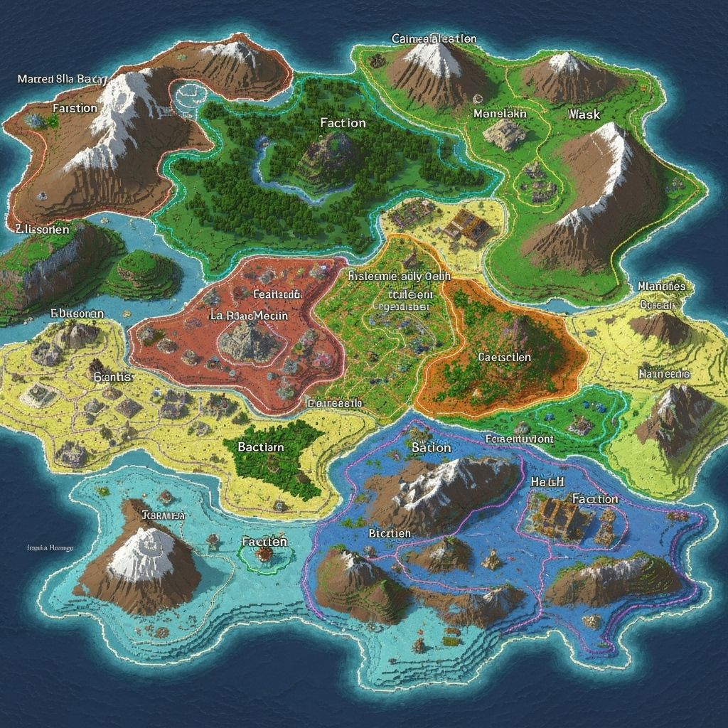 Territory control map